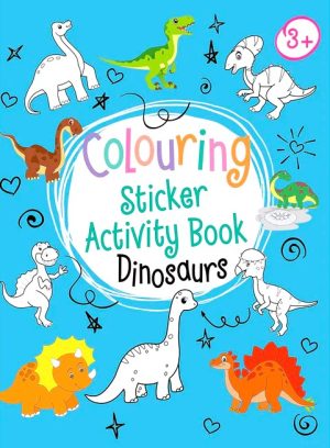 Dinosaurs Neon Colour Sticker Activity Book