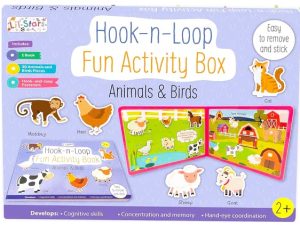 Hook n Loop  Animals & Birds ( Board Book)